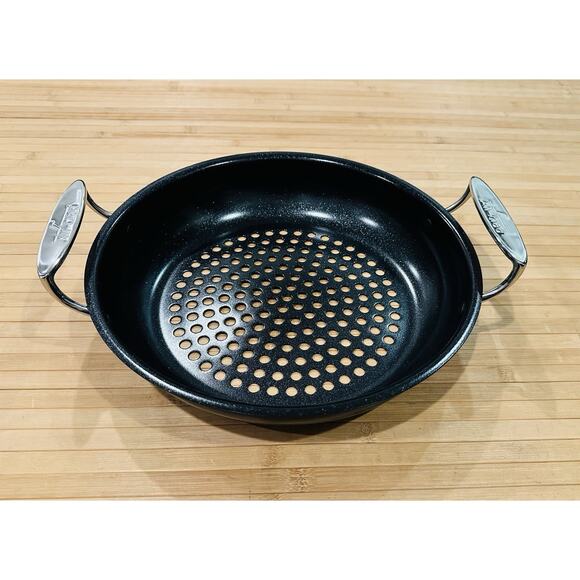 All Clad Outdoor Nonstick 11” Round Grill Basket - Picture 1 of 8